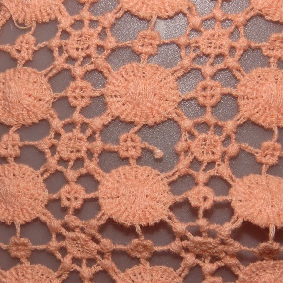 Forever 21* Women's Long Sleeve Crew Neck Crochet Open-Knit Pullover Sweater~ M - Picture 11 of 11